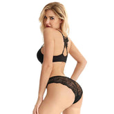 Florea - Butterfly  Front lock Bra panty set